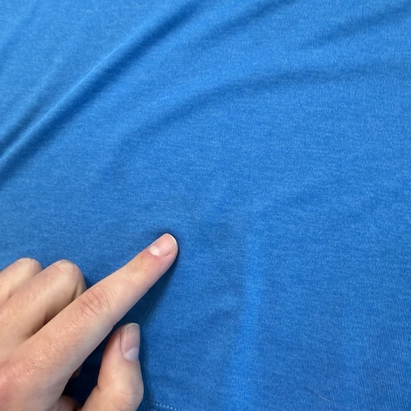 The North Face Athletic T Shirt Mens XL Blue Short Sleeve Athletic Tee - Picture 2 of 6